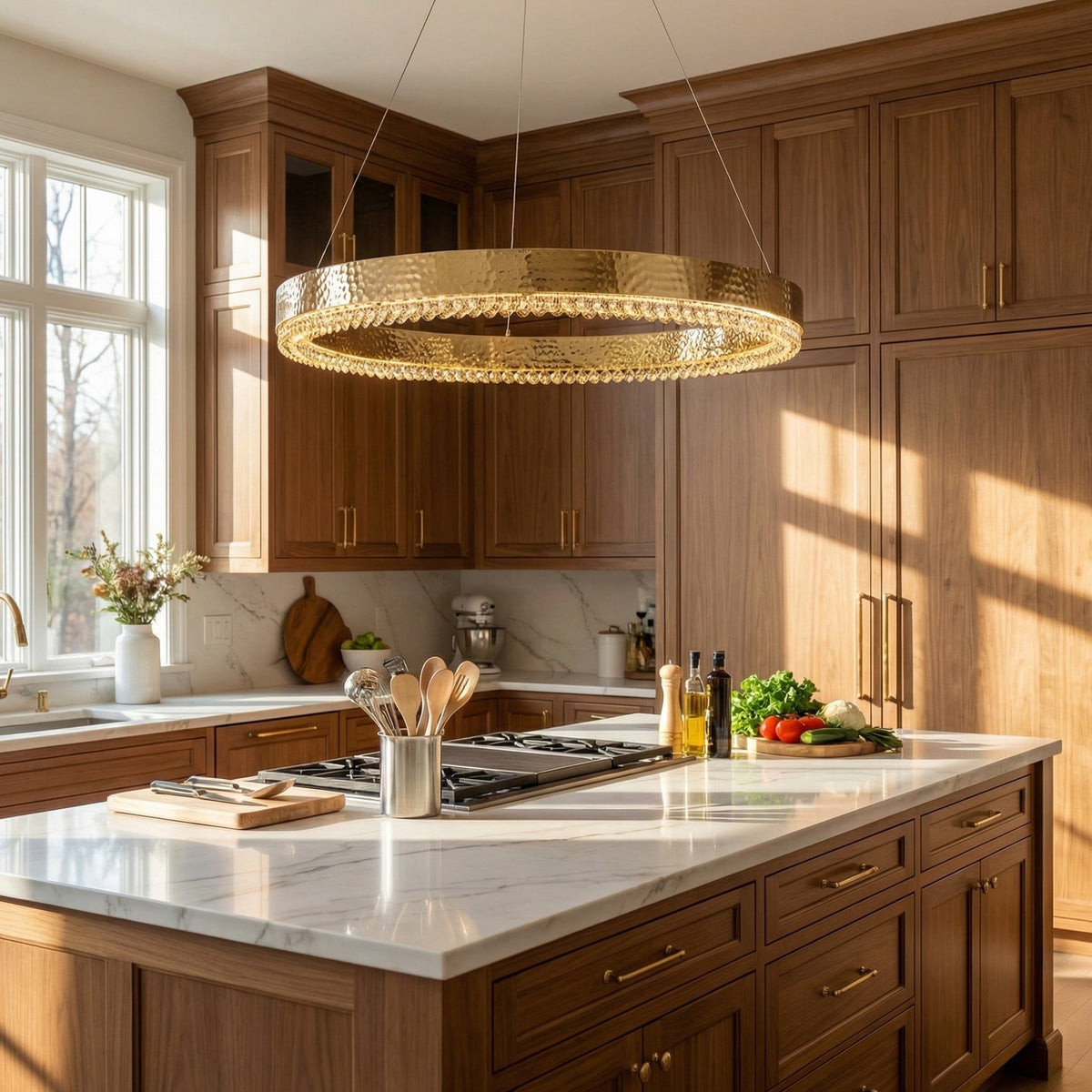 Yiosi Series Crystal Pendant Light Style G - scene-2