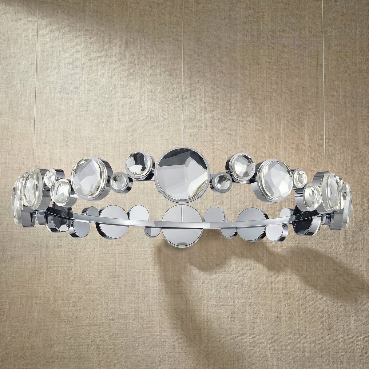 Yiosi Series Crystal Pendant Light Style K - dark