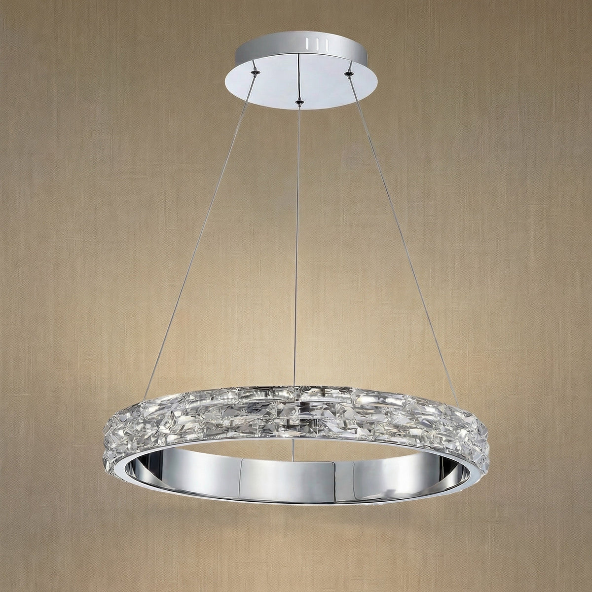 Yiosi Series Crystal Pendant Light Style L - dark