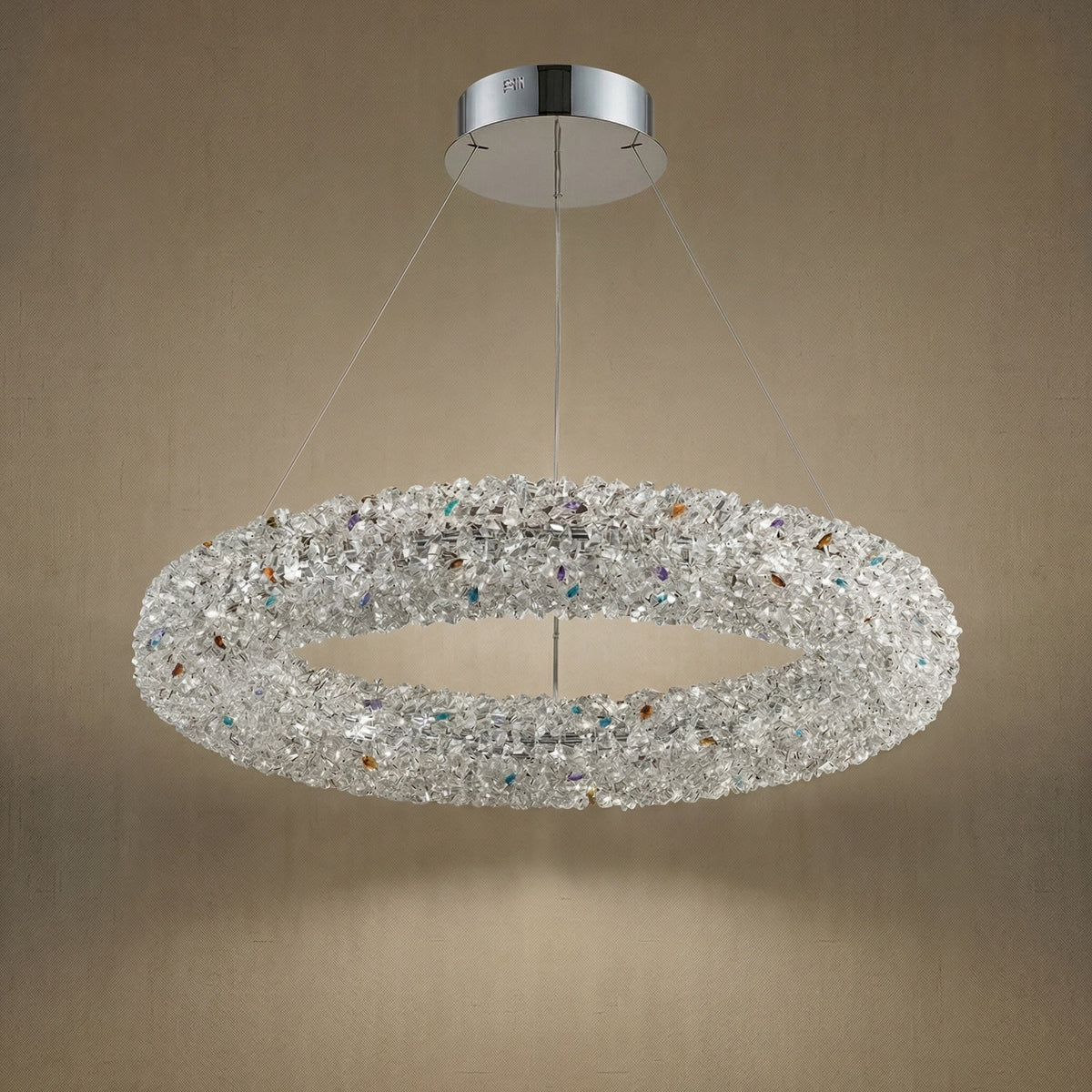 Yiosi Series Crystal Pendant Light Style P - dark