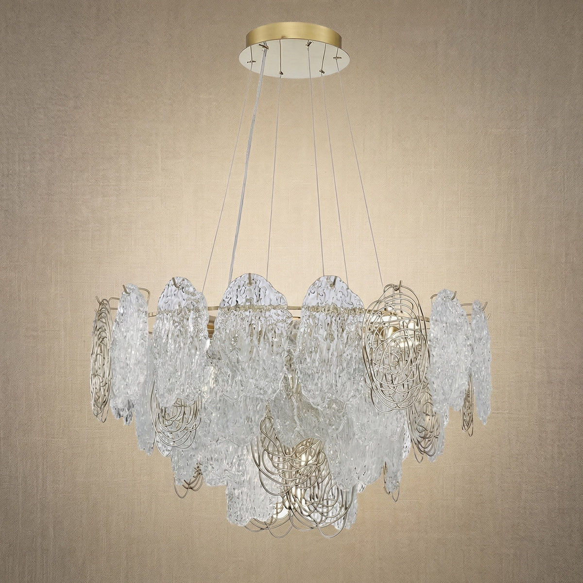 Yiosi Series Glass Pendant Light Style R - dark
