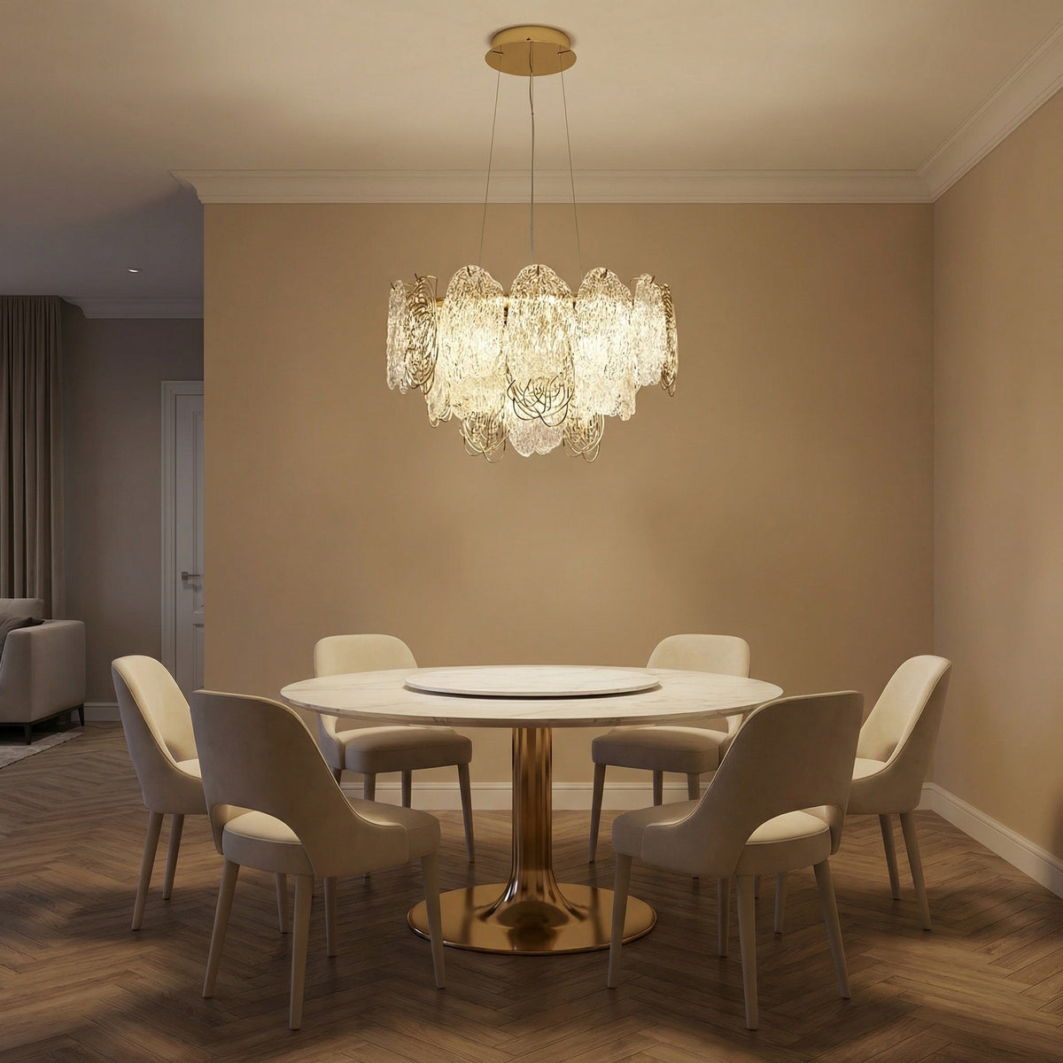 Yiosi Series Glass Pendant Light Style R - scene-1