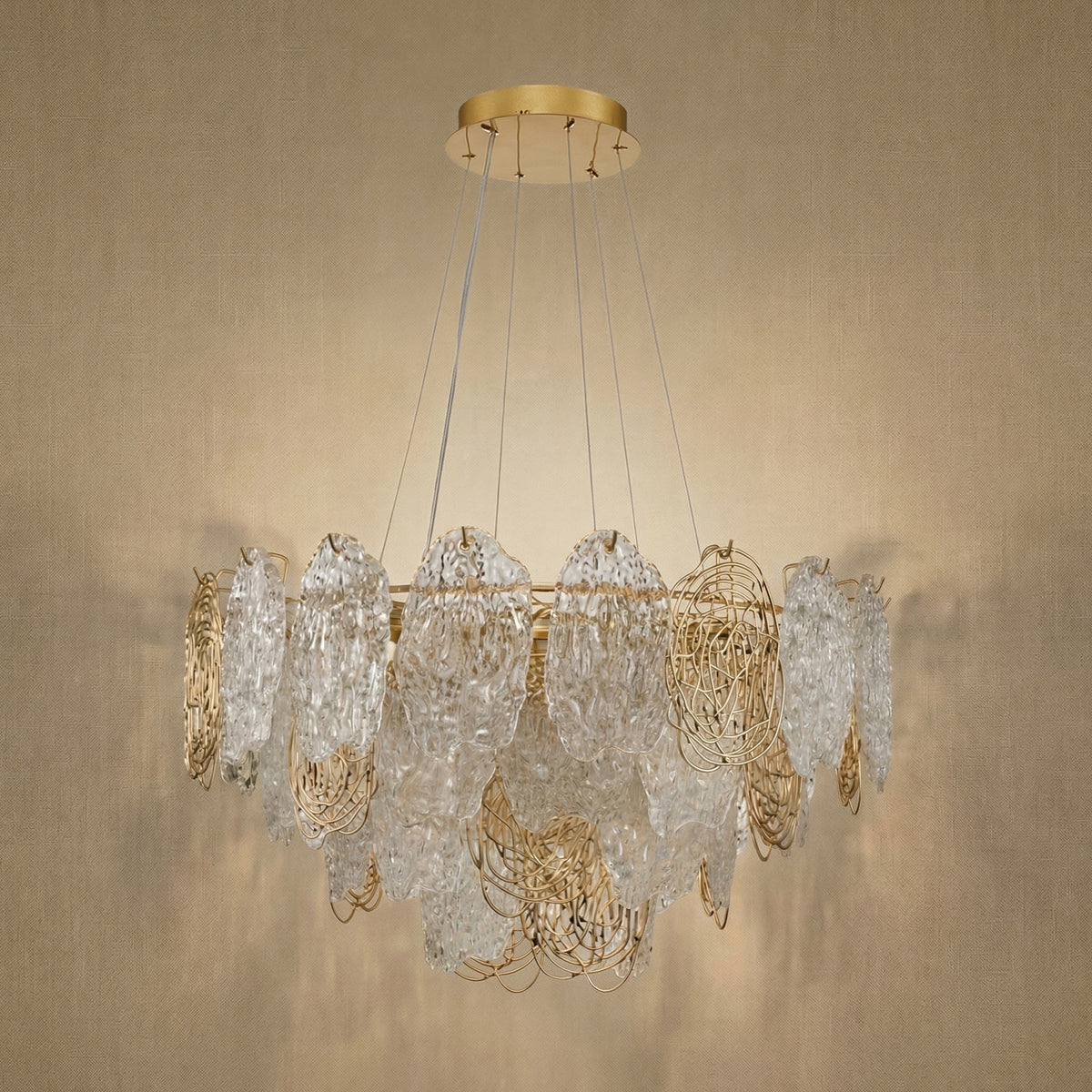 Yiosi Series Glass Pendant Light Style R - dark