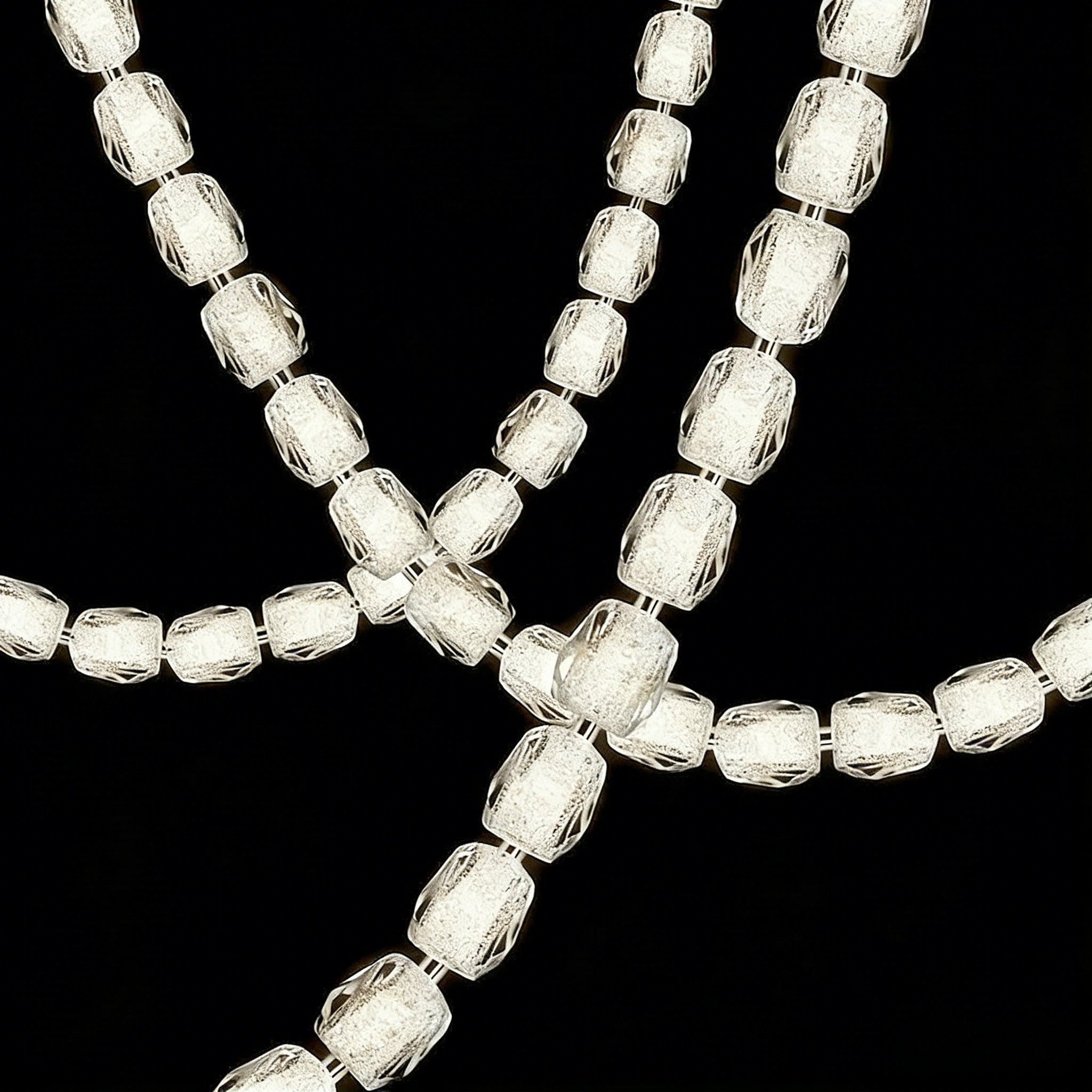 Modern Crystal Bead Chandelier