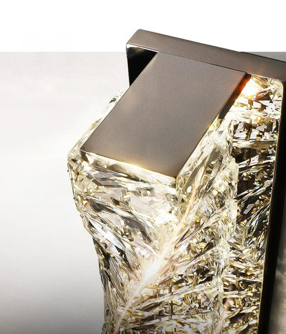 Irregular Crystal Block Wall Sconce