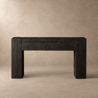 Happyarcadian Reclaimed Teak Wood Console Table