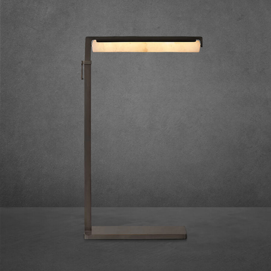 Aurivox Alabaster Task Floor Lamp