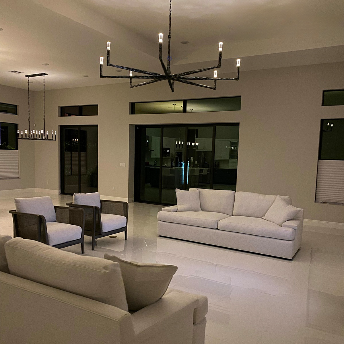 Thalen Forged Round Chandelier 36"48" 60" 72"
