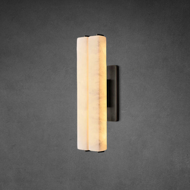 Aurivox Alabaster Double Sconce