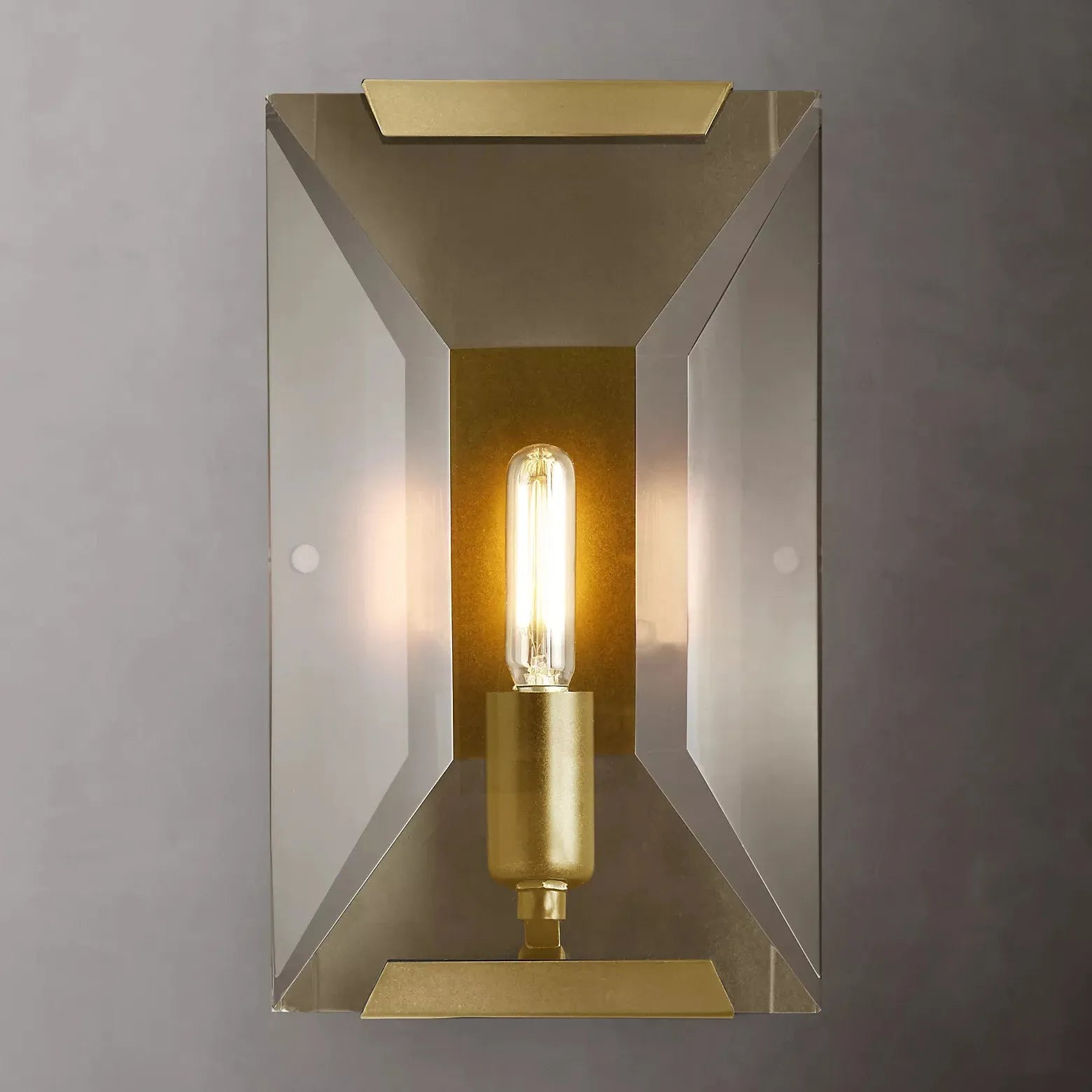 Halloway Faceted Crystal Wall Sconce