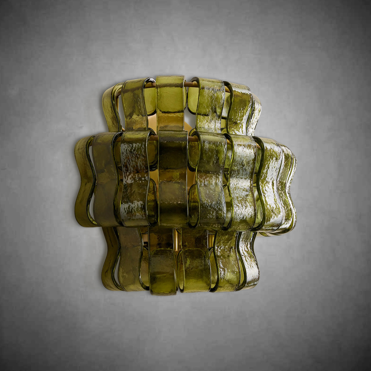 Ghiaccio Glass Wall Sconce