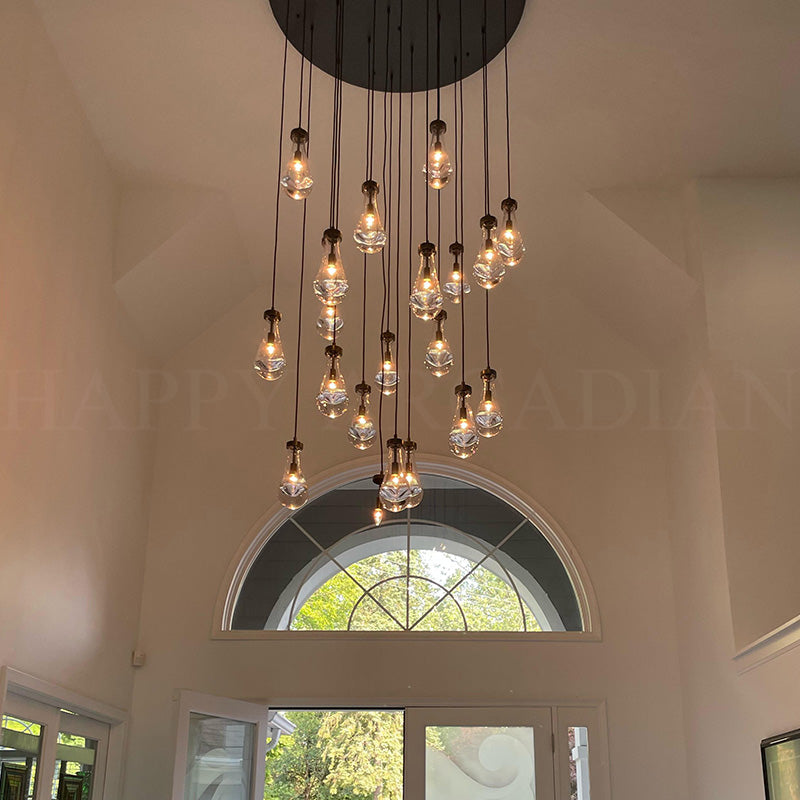 HA Raindrop Round Chandelier 47",21-Lights