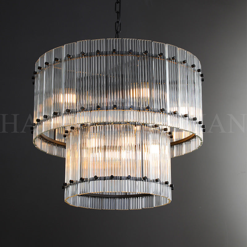 HA Damian TWO-TIER Round Chandelier 22″