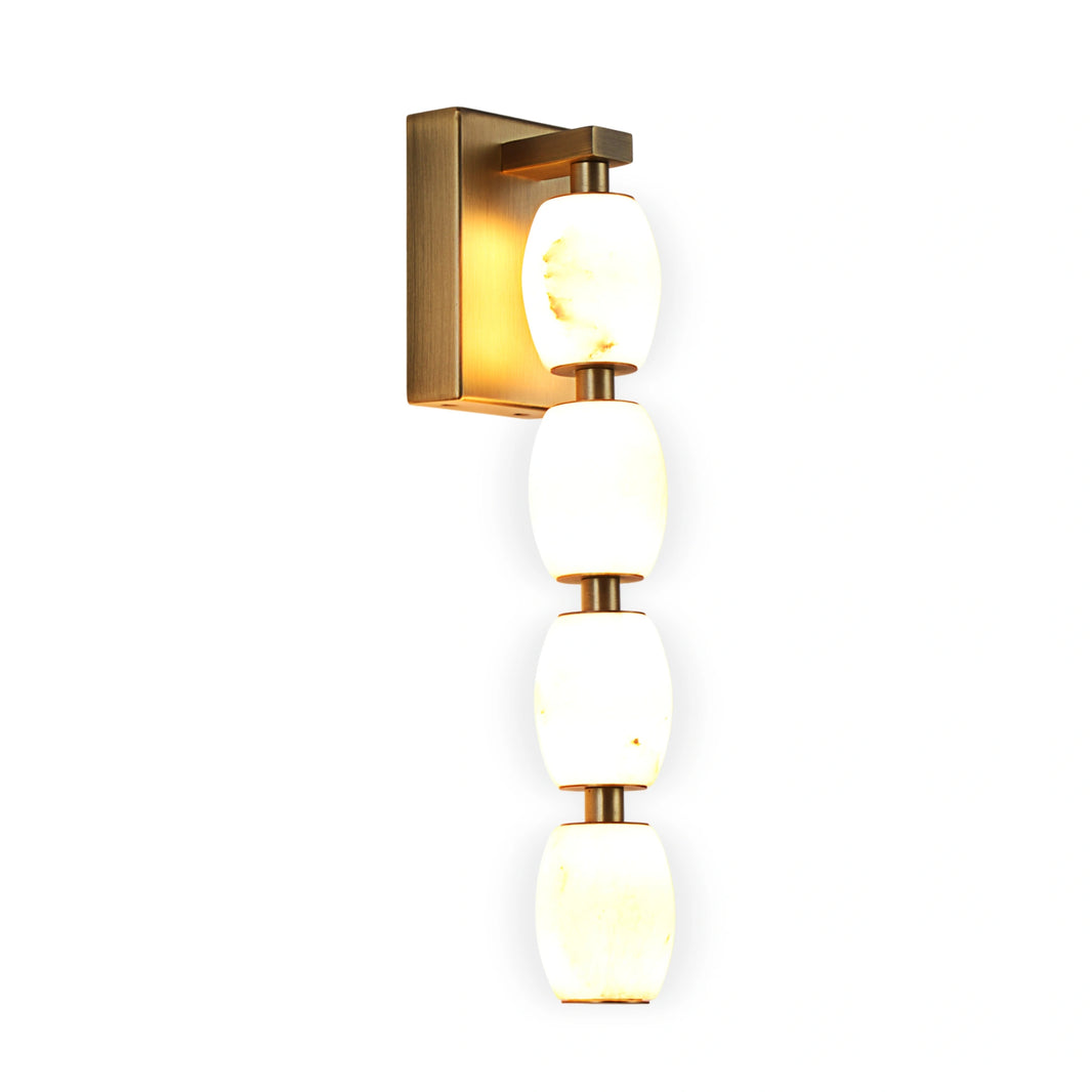 Alabaster Bead LED Pendant Light