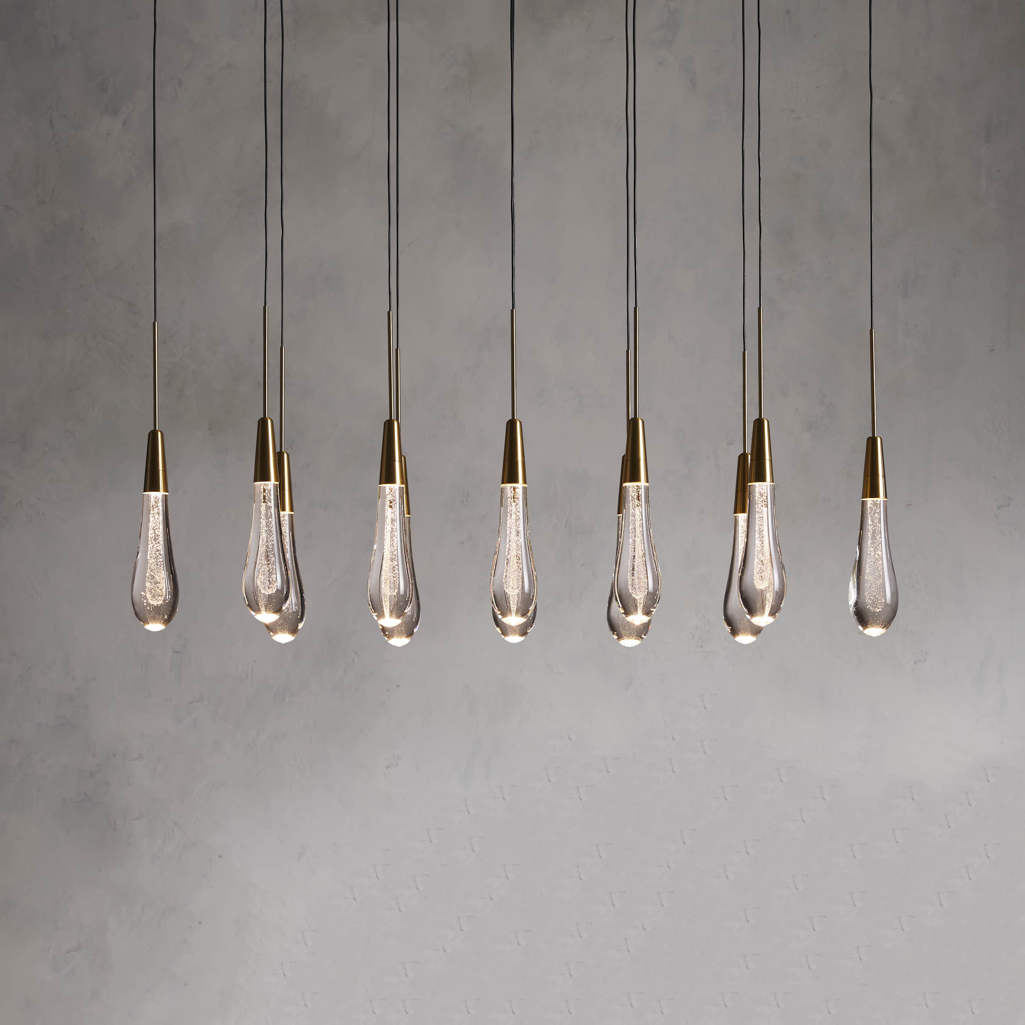 Soltaire Modern 37" Linear Chandelier