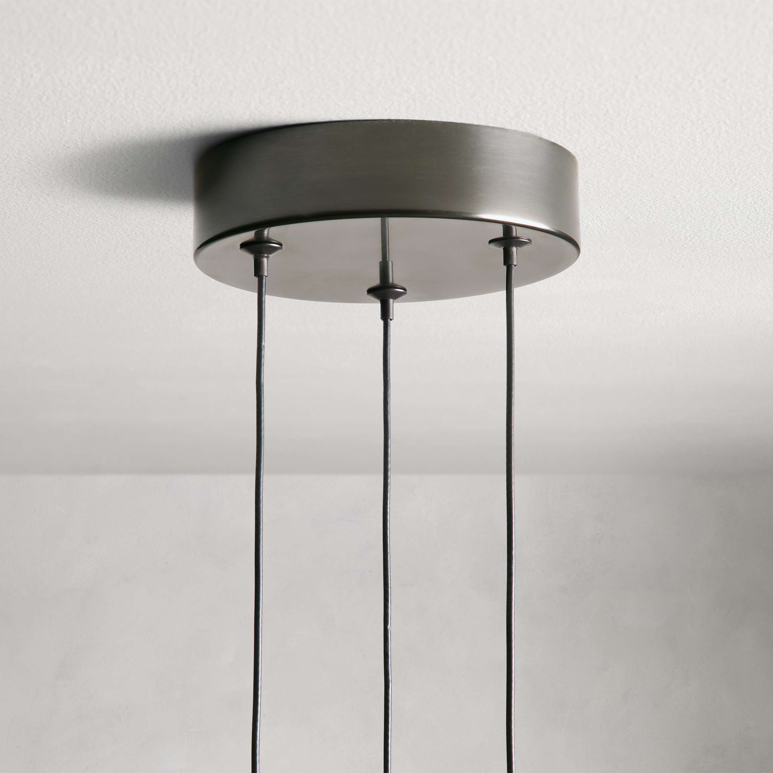 Soltaire Modern 3 Light Round Chandelier Lighting