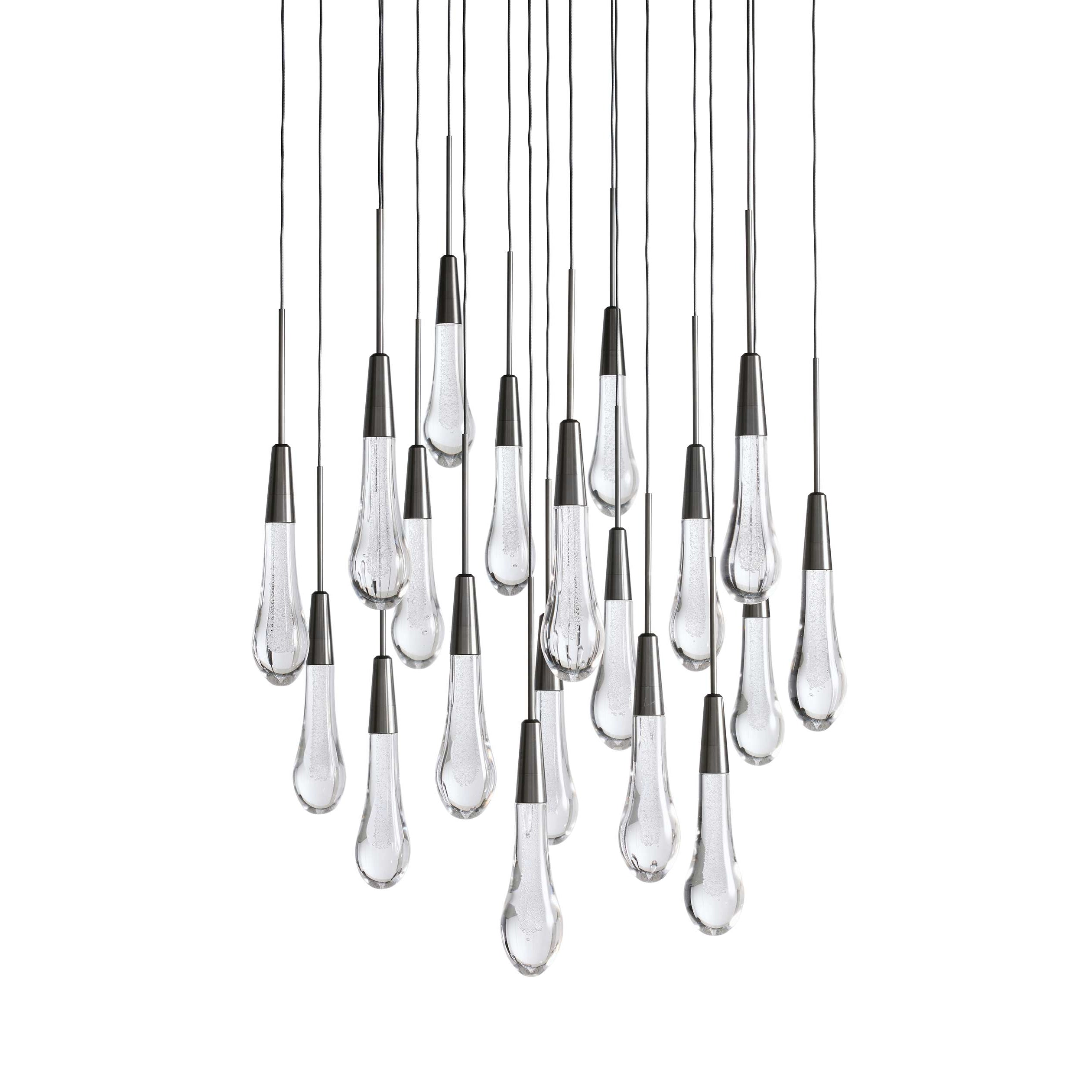 Soltaire Modern 17'' 24'' 36'' Round Chandelier Lighting