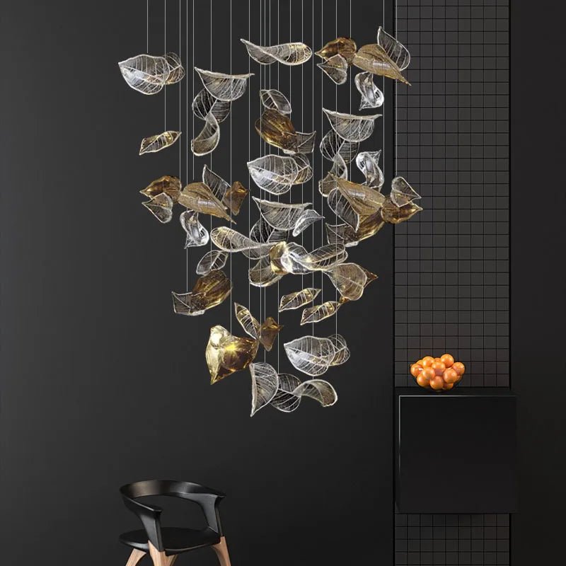 Shake Leaves Chandelier 31.8" 39.4" 47.2"