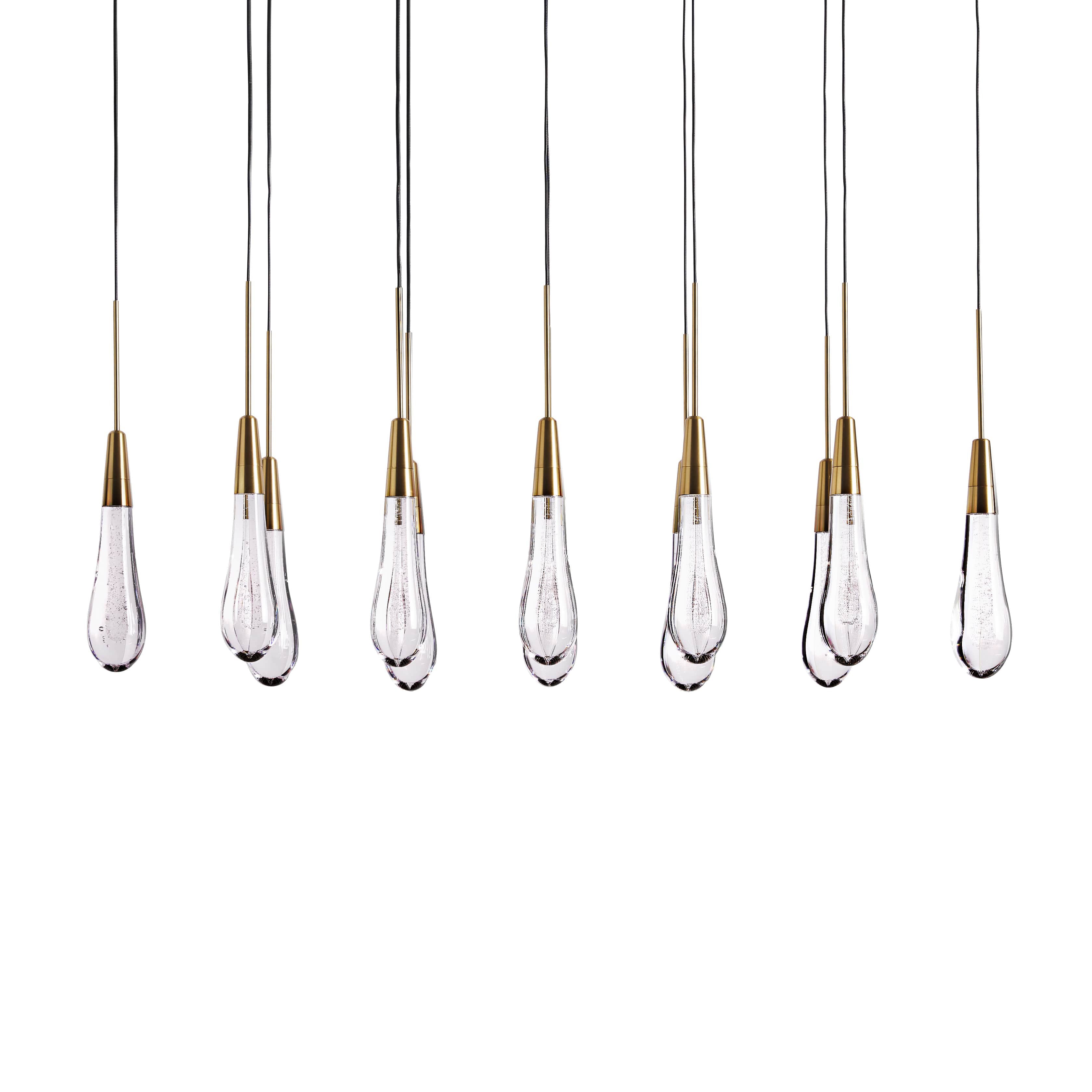 Soltaire Modern 37" Linear Chandelier