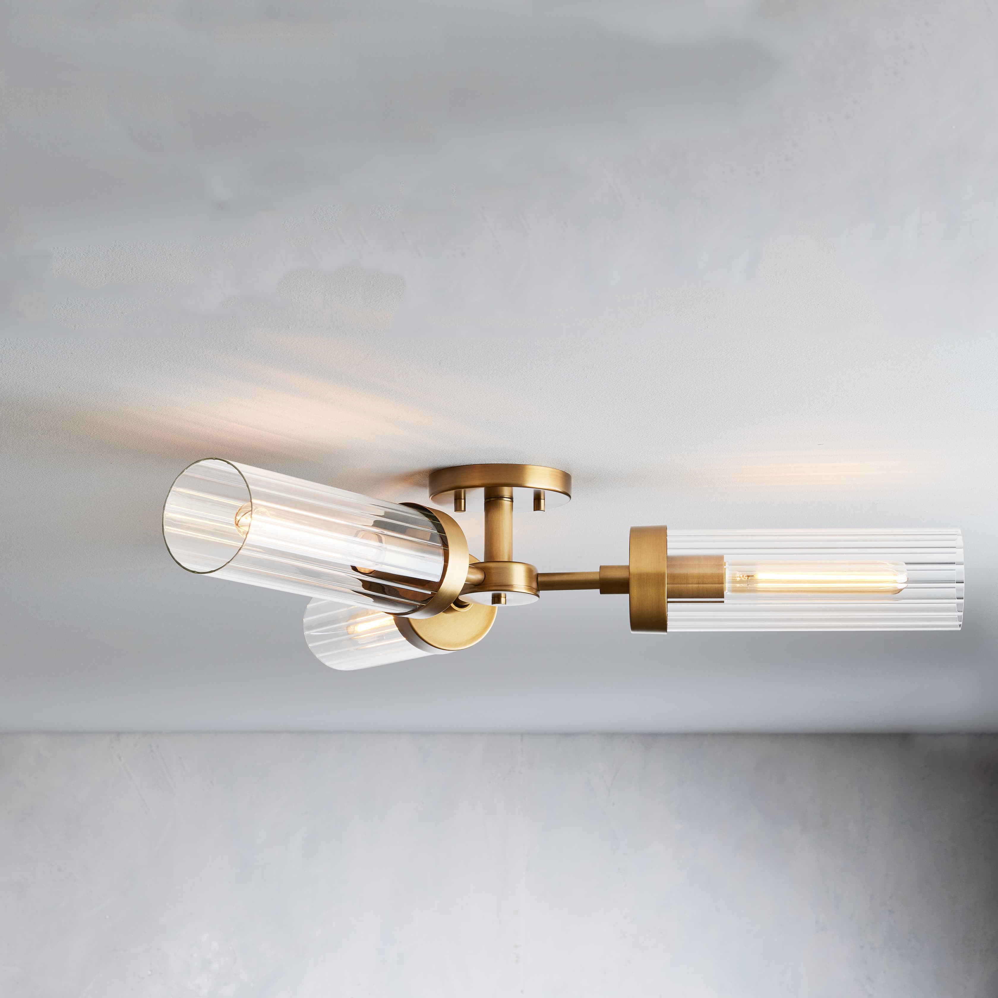 Andreas 3-Light Flushmount Ceiling Lamp