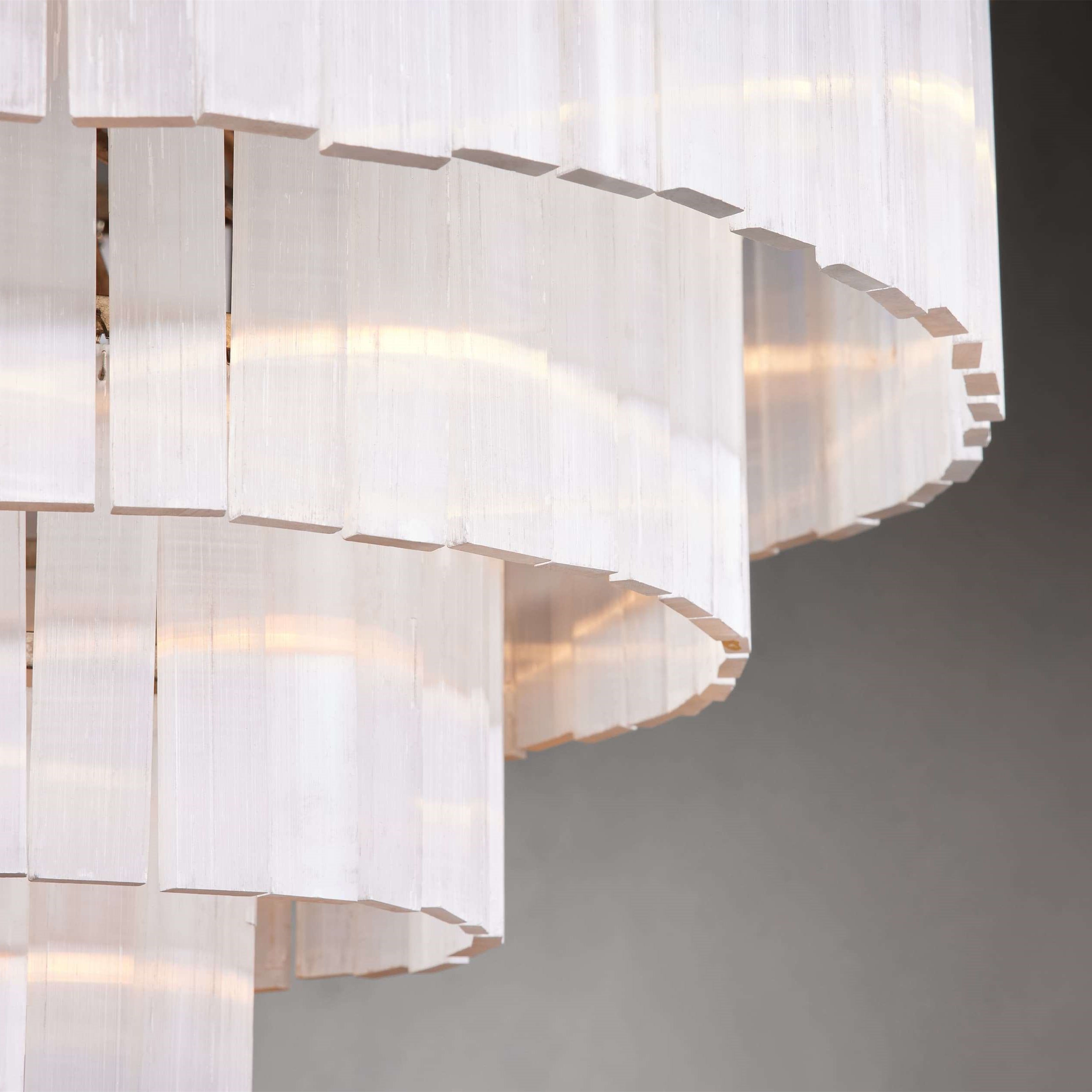 Cameron Luxury 4 Tier Selenite Chandelier