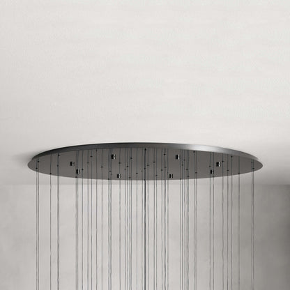Sorenza Modern Round Chandelier Lighting - 58"W