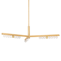 Natalie Linear Crystal Chandelier