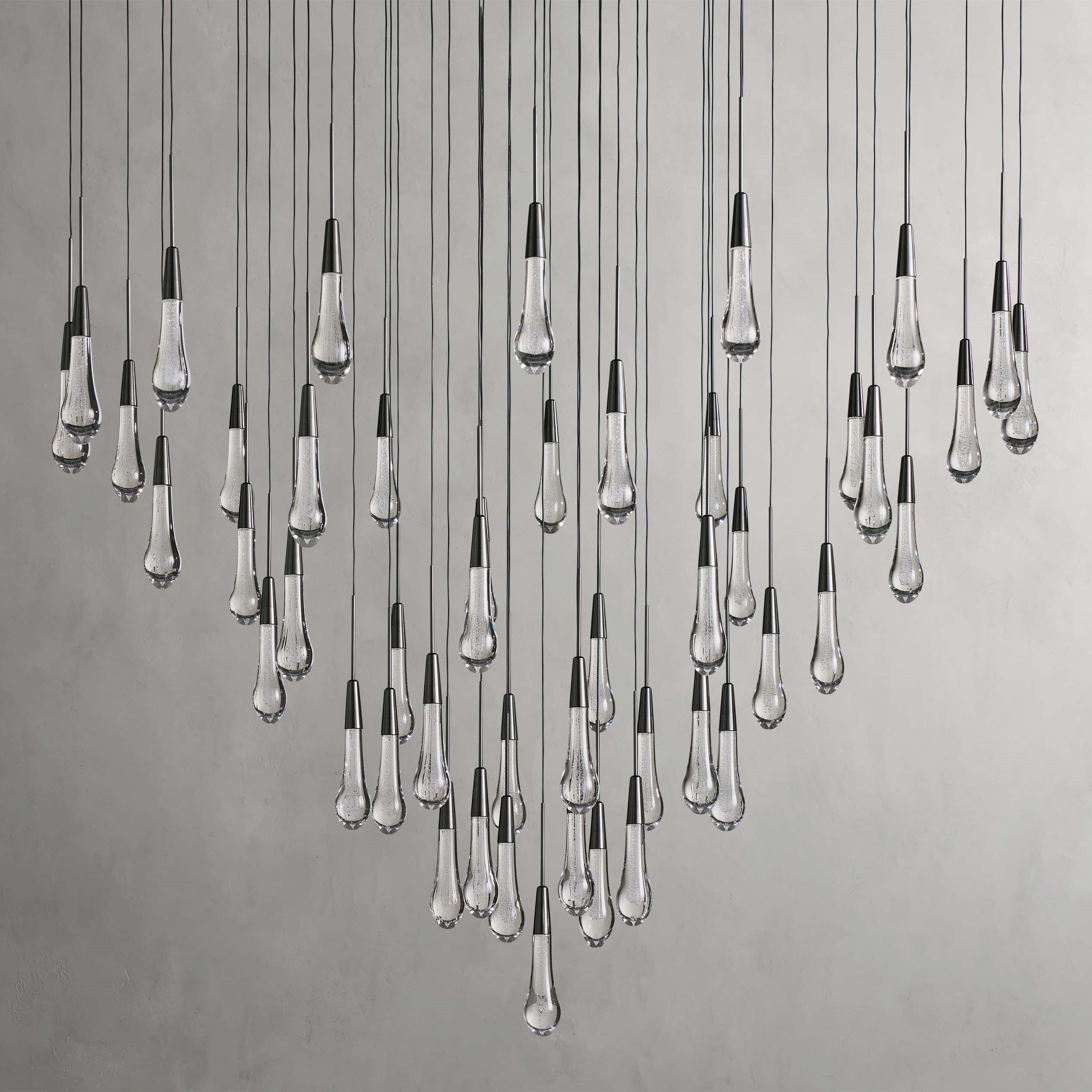 Soltaire Modern 17'' 24'' 36'' Round Chandelier Lighting