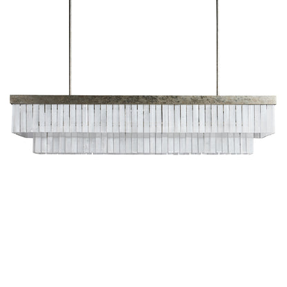 Corvane Luxury Selenite Linear Chandelier 49'' 59''