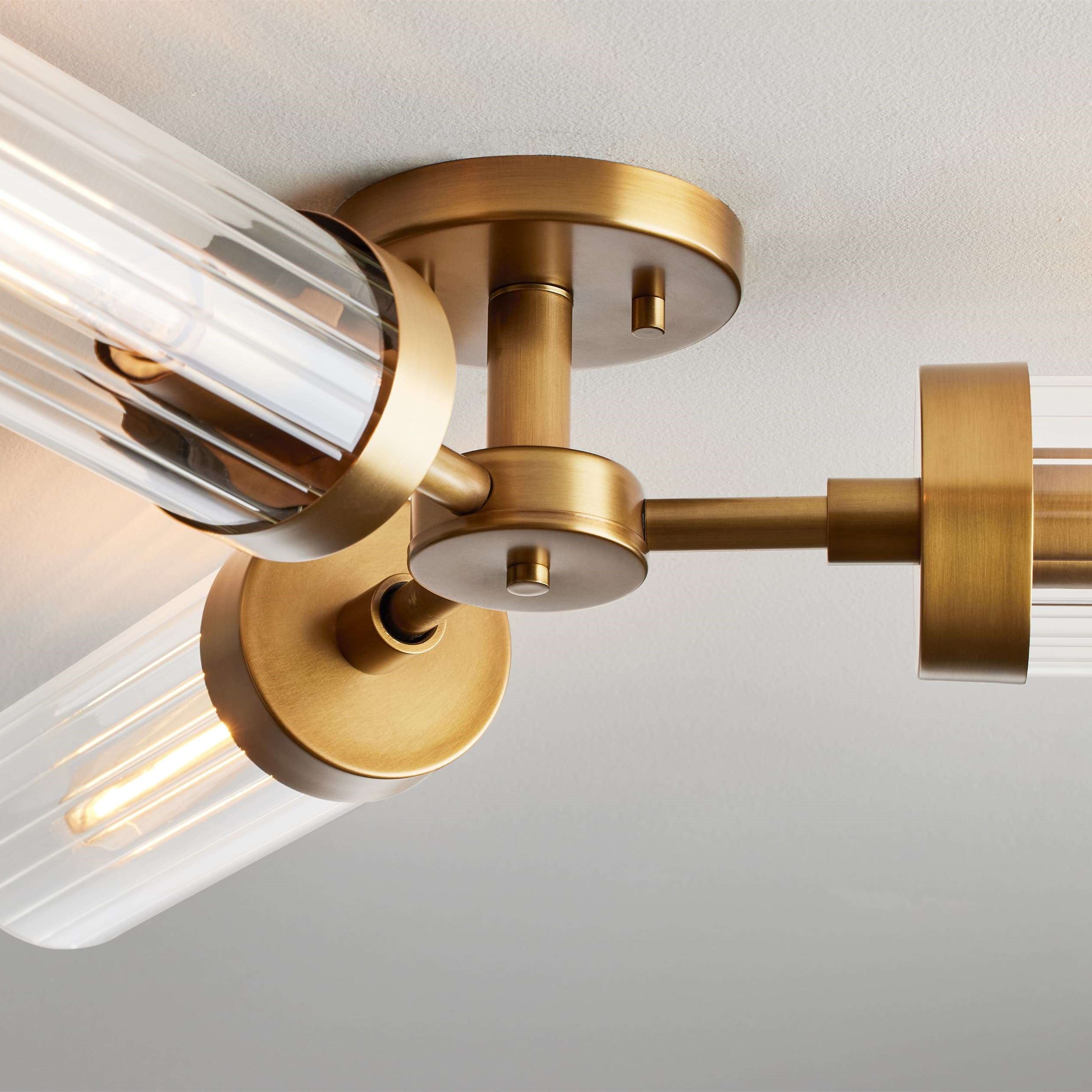 Andreas 3-Light Flushmount Ceiling Lamp