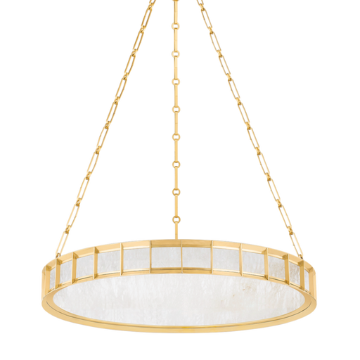 Savannah Round Bedroom Alabaster Chandelier Lighting