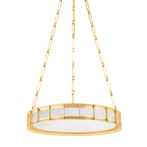 Savannah Round Bedroom Alabaster Chandelier Lighting