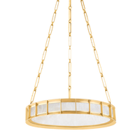 Savannah Round Bedroom Alabaster Chandelier Lighting