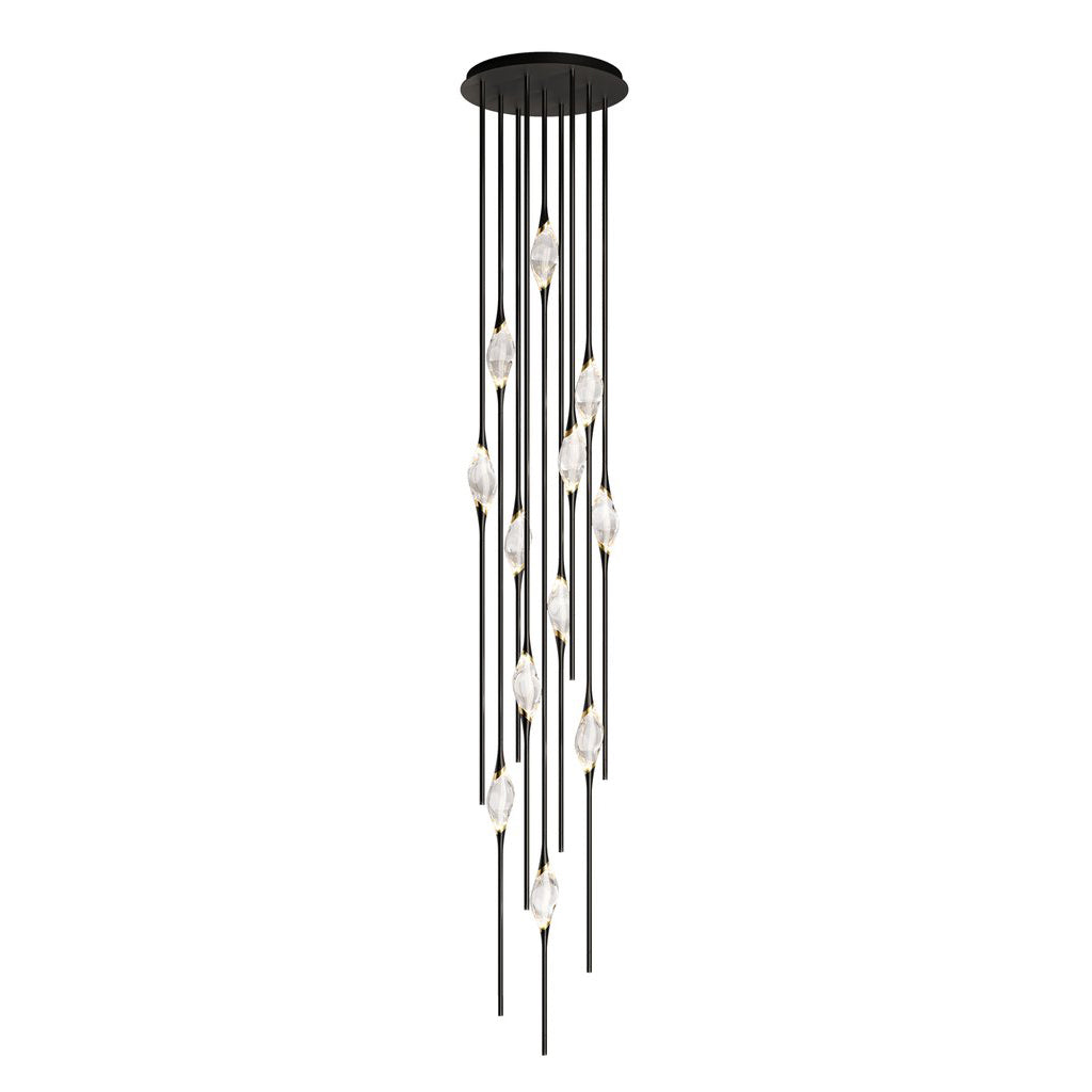 Pezzo Modern Crystal Chandelier Lighting 21''H