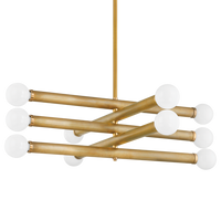 Grayson Modern Milky White Glass Chandelier