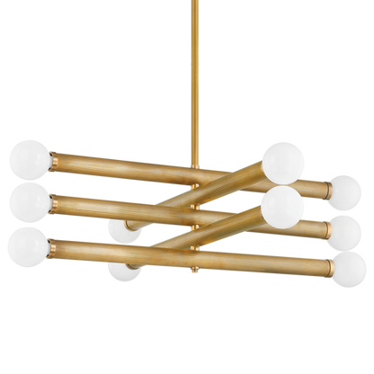 Grayson Modern Milky White Glass Chandelier