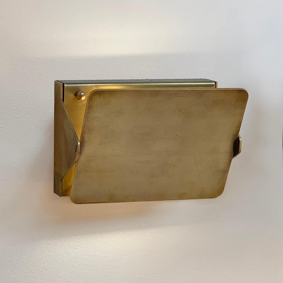 Brass Sconce with Flip Front