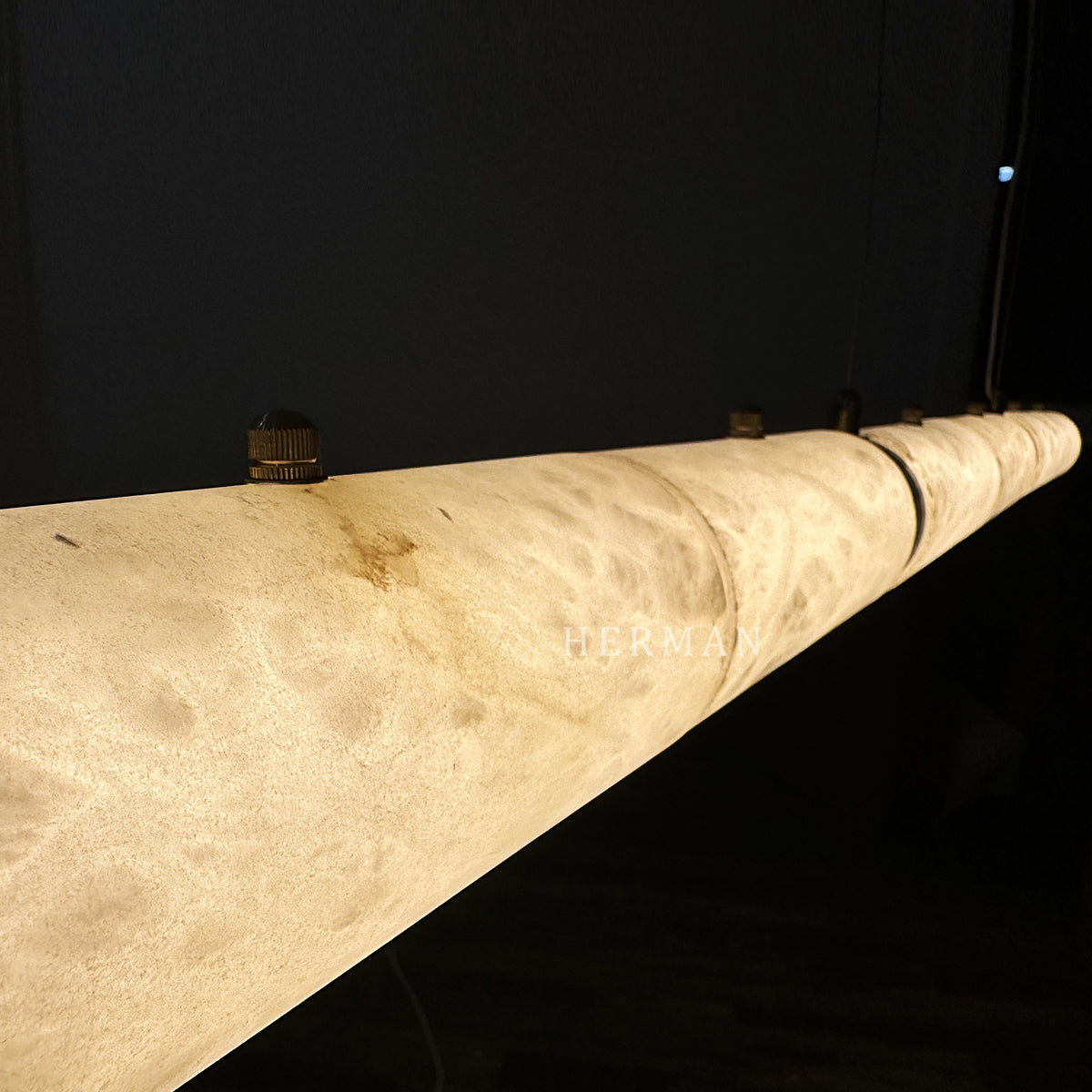 Alabaster Magnificence Art Linear Chandelier 39.4" 47.2" 55.1"