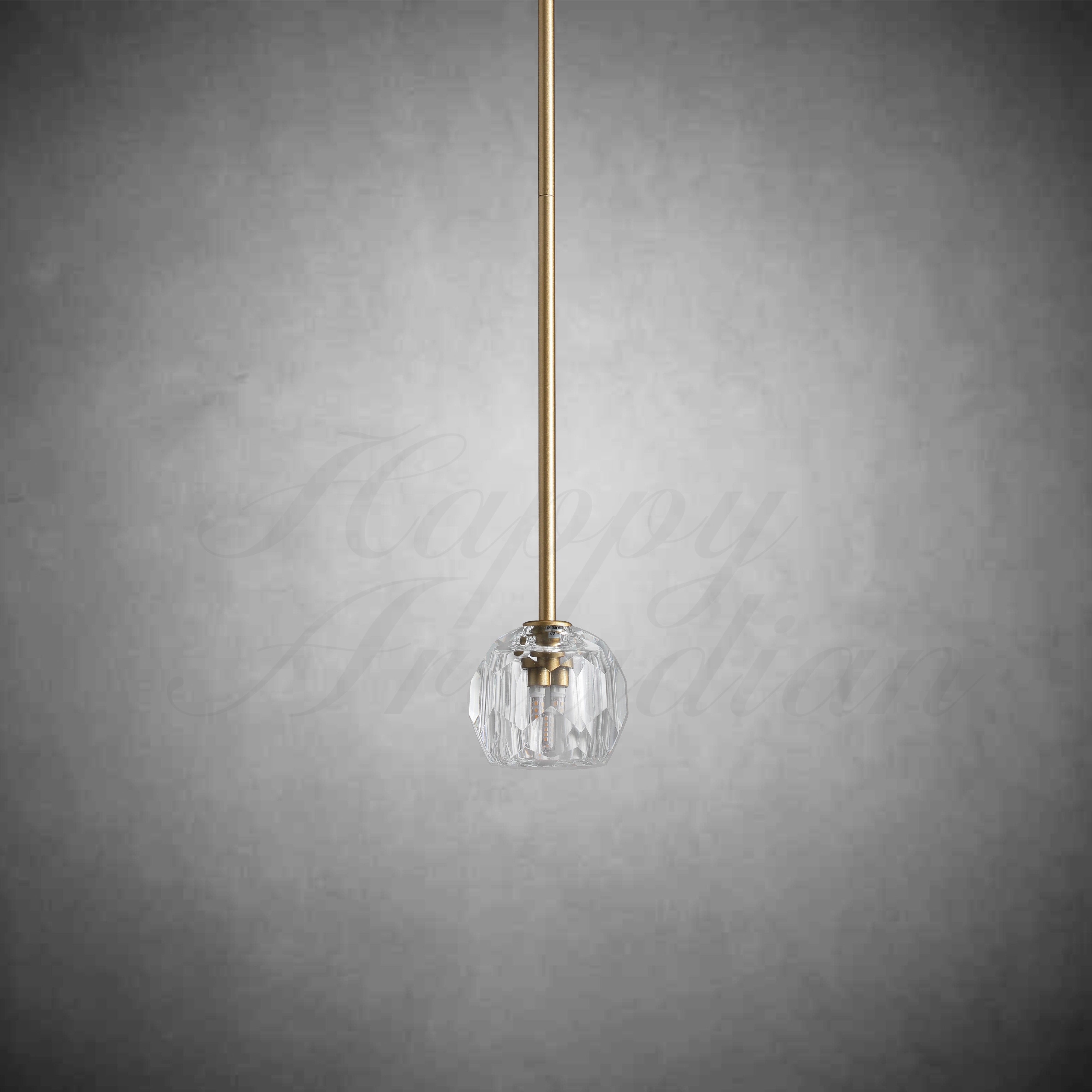 HA Bola De Balle Crystal Ball Pendant Lighting