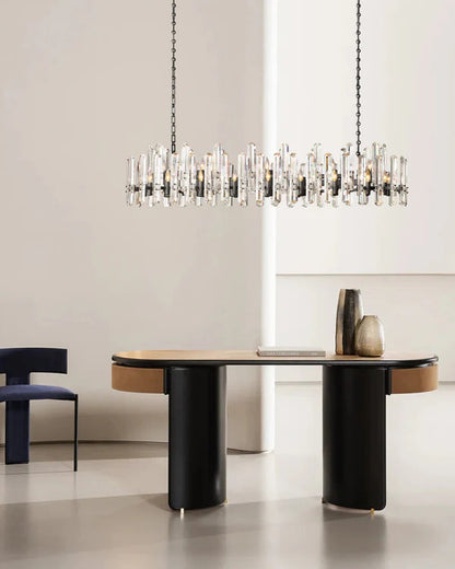 Boniton Prism Linear Chandelier 72"，28-Lights