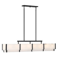 Orleans Linear Alabaster Linear Chandelier