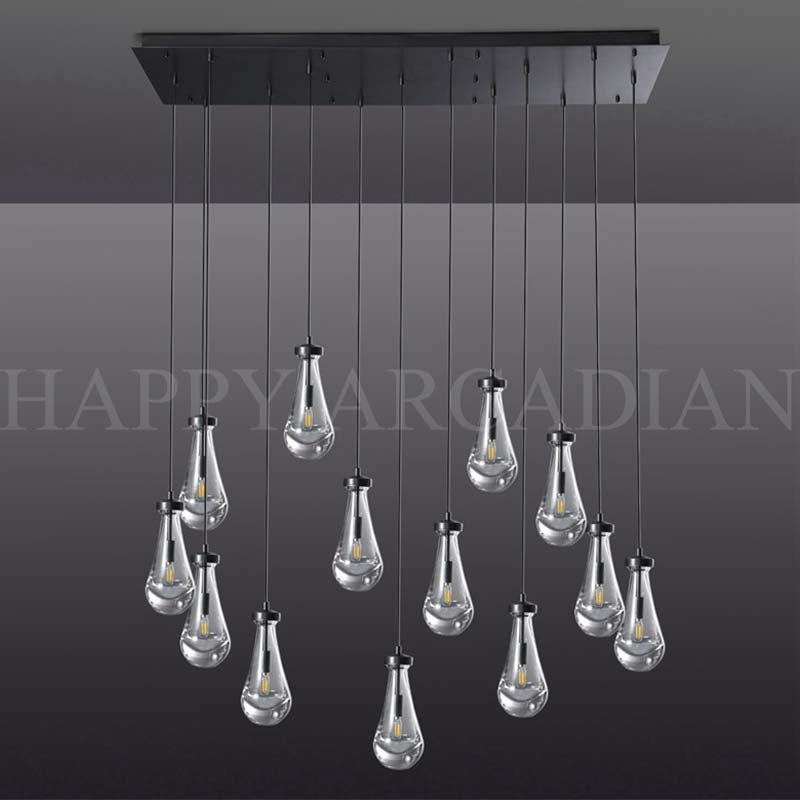 HA Raindrop Linear Chandelier 54″,13-Lights