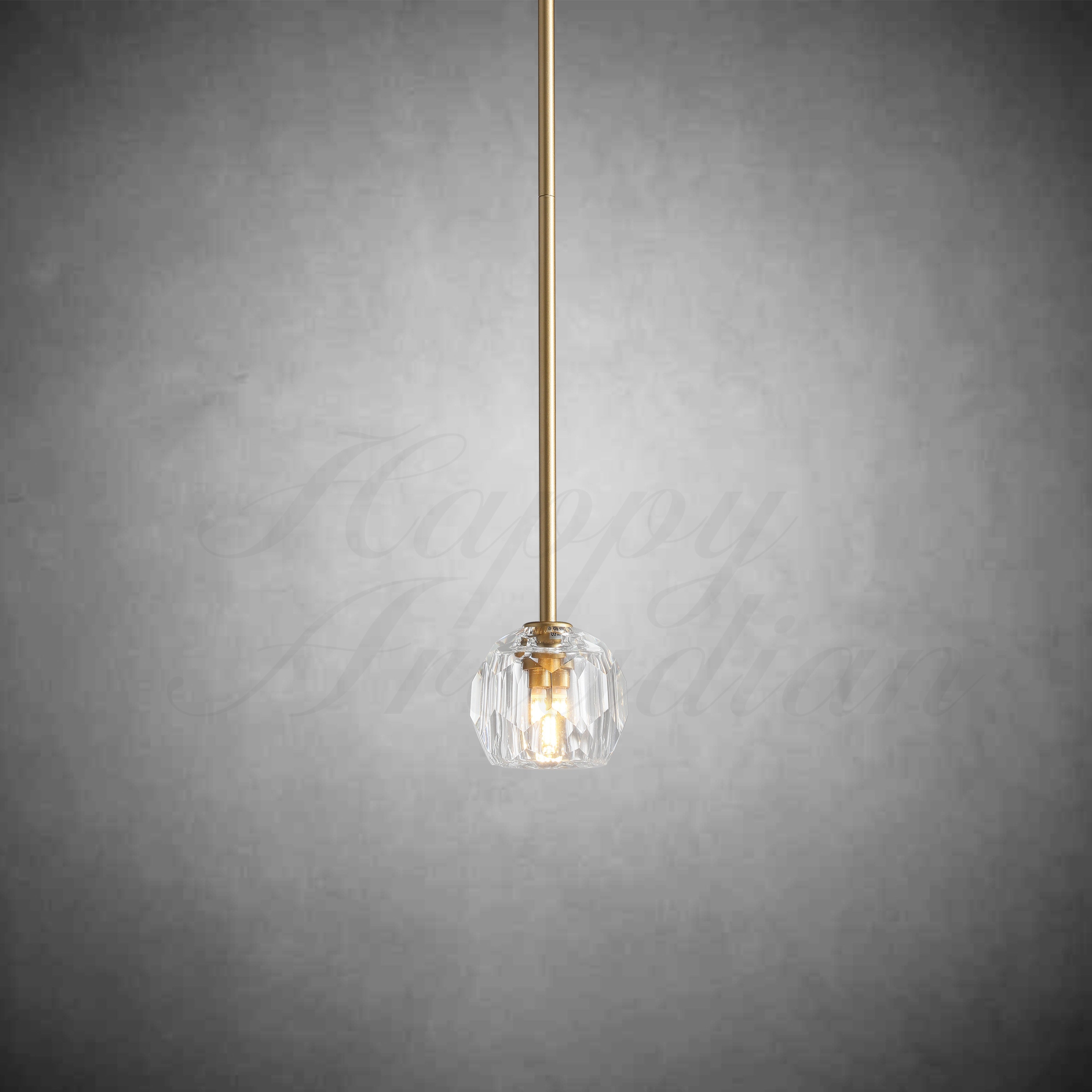 HA Bola De Balle Crystal Ball Pendant Lighting