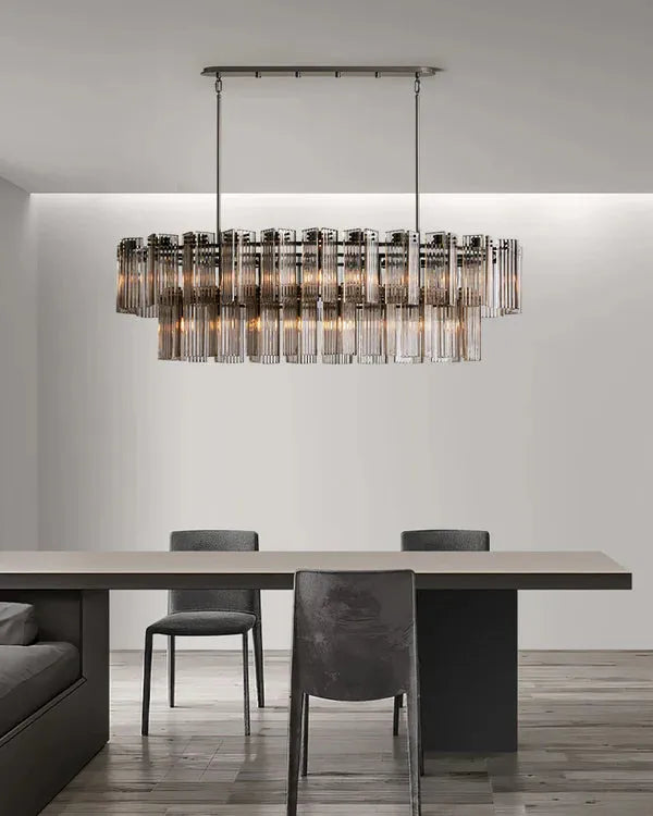 Delsie Oval 2 Tiered Chandelier