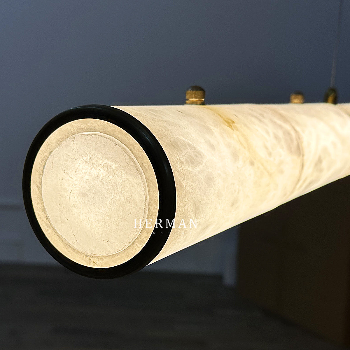 Alabaster Magnificence Art Linear Chandelier 39.4" 47.2" 55.1"