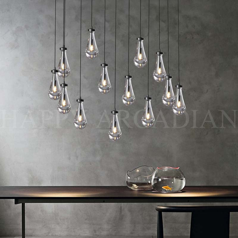 HA Raindrop Linear Chandelier 54″,13-Lights