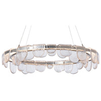 Circular Glass Chandelier