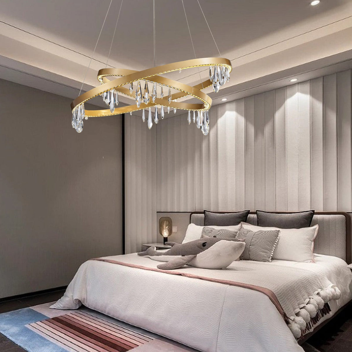 Orbit Crystal Ring Chandelier 31.5"