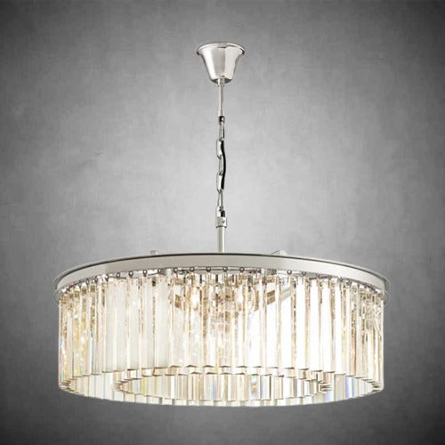 Zestra Crystal Round Chandelier