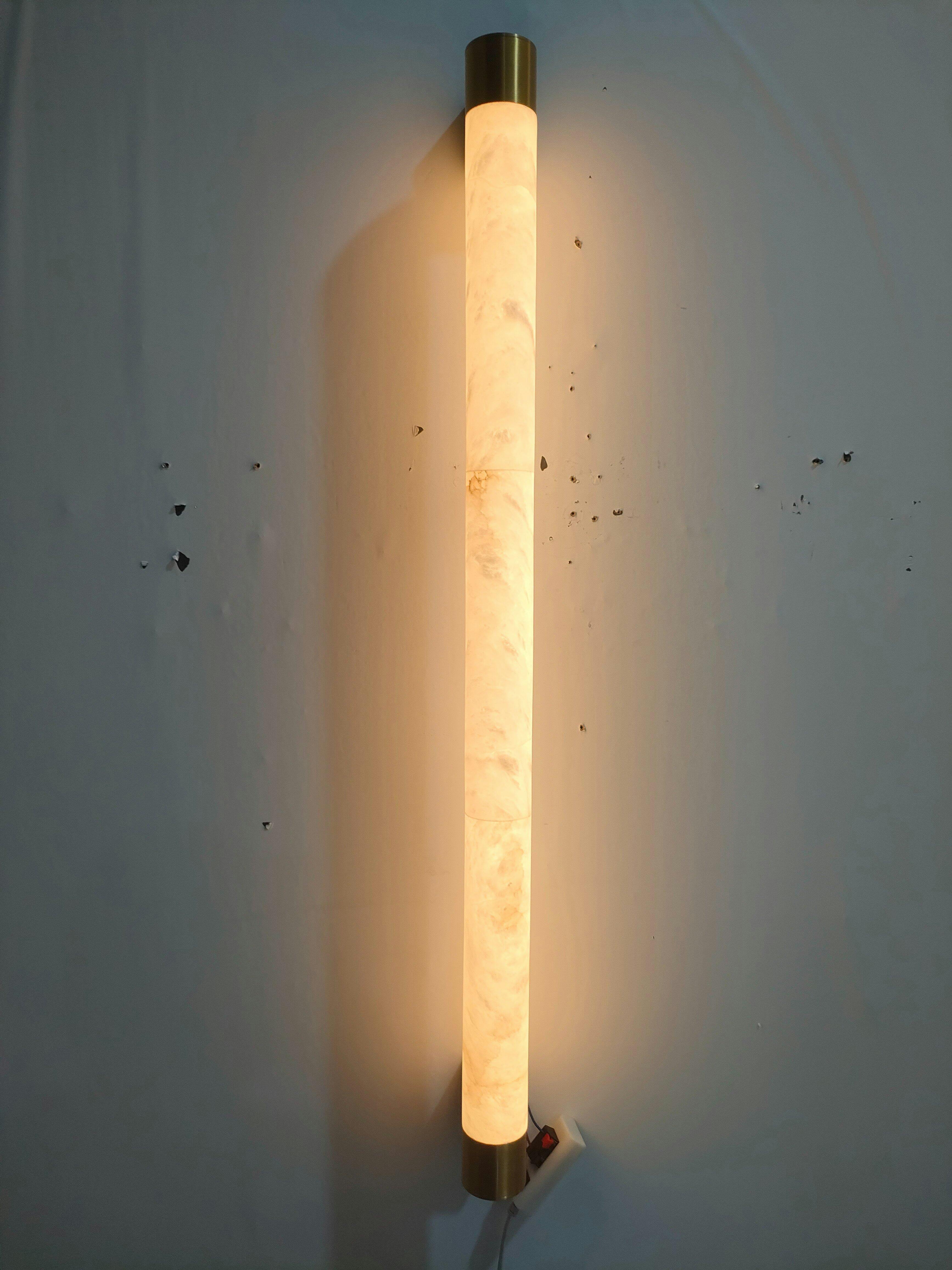 Levi Alabaster Wall Sconce